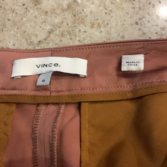 NWOT Vince Pleated Front Cottonwood Color Culottes Size 10 - Picture 6 of 8